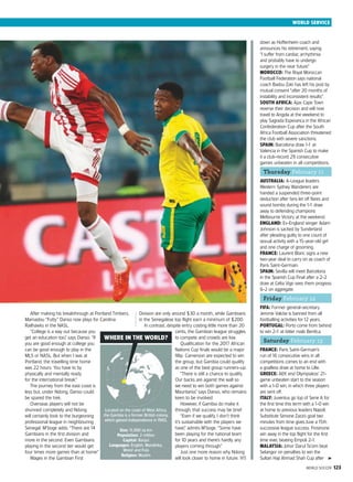 World Soccer Feature - Gambian Football