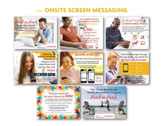 T H E ONSITE SCREEN MESSAGING
 