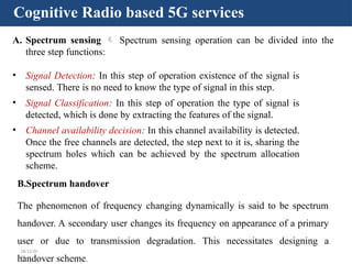 5G and Beyond Communication Networks- Dynamic Spectrum Management | PPTX