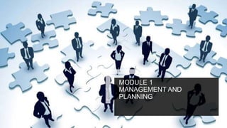 Management and Entrepreneurship module one | PPTX