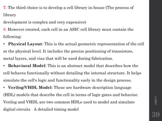 Advanced VLSI MODULE 1. -21EC71......... | PDF