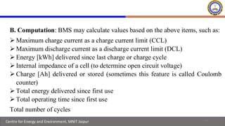 21ENT804-Module 2- Electrochemical Energy Storage | PDF