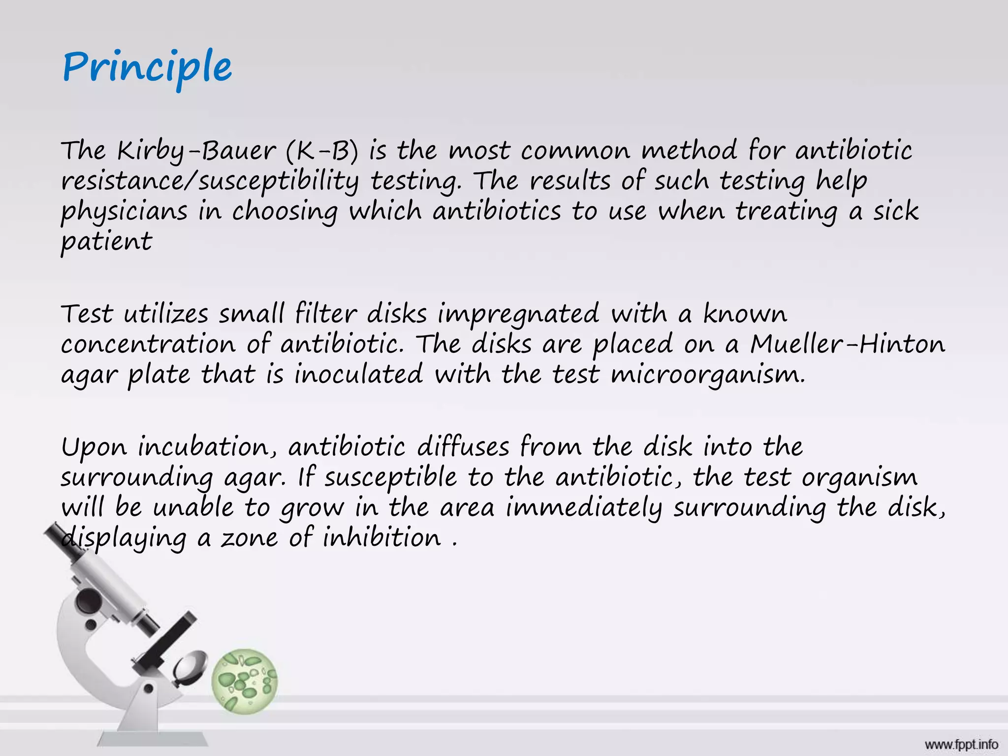 PRACTICAL antibiotic sensitivity test | PPT