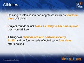 Belief  # 2:Taking Away the KeysDrinking in high school, especially in males, is a strong predictor of binge drinking in college*Binge drinking causes:1,400 deaths