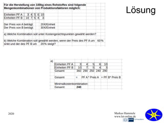 2020 Markus Hammele
www.let-online.de
Lösung
 