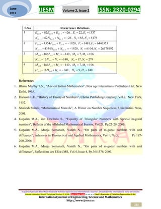 On Pairs of M- Gonal numbers with unit difference | PDF
