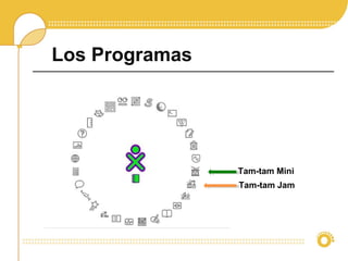 Los Programas
Tam-tam Mini
Tam-tam Jam
 