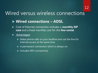 2 1 internet services and connections | PPTX