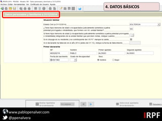www.pablopenalver.com
@ppenalvera
4. DATOS BÁSICOS
 