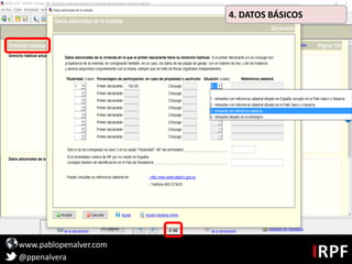 www.pablopenalver.com
@ppenalvera
4. DATOS BÁSICOS
 