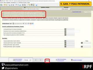 www.pablopenalver.com
@ppenalvera
9. GAN. Y PDAS PATRIMON.
 