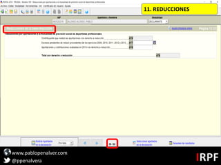 www.pablopenalver.com
@ppenalvera
11. REDUCCIONES
 
