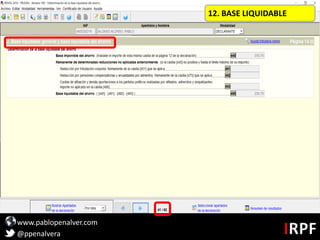 www.pablopenalver.com
@ppenalvera
12. BASE LIQUIDABLE
 