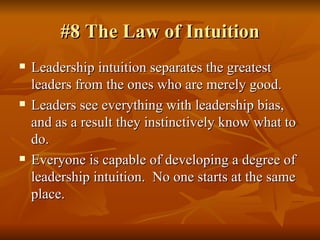 21 irrefutable laws of leadership john c maxwell | PPT