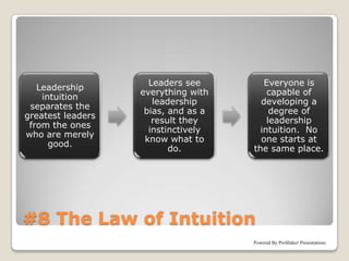 21 Irrefutable Laws Of Leadership   John C Maxwell