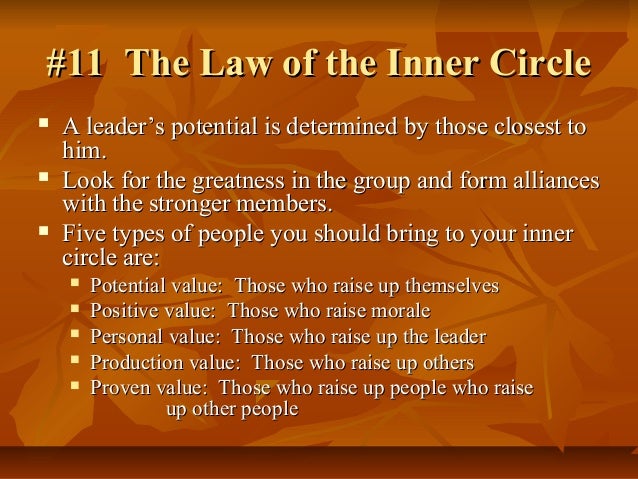 21 irrefutable laws of leadership john c maxwell