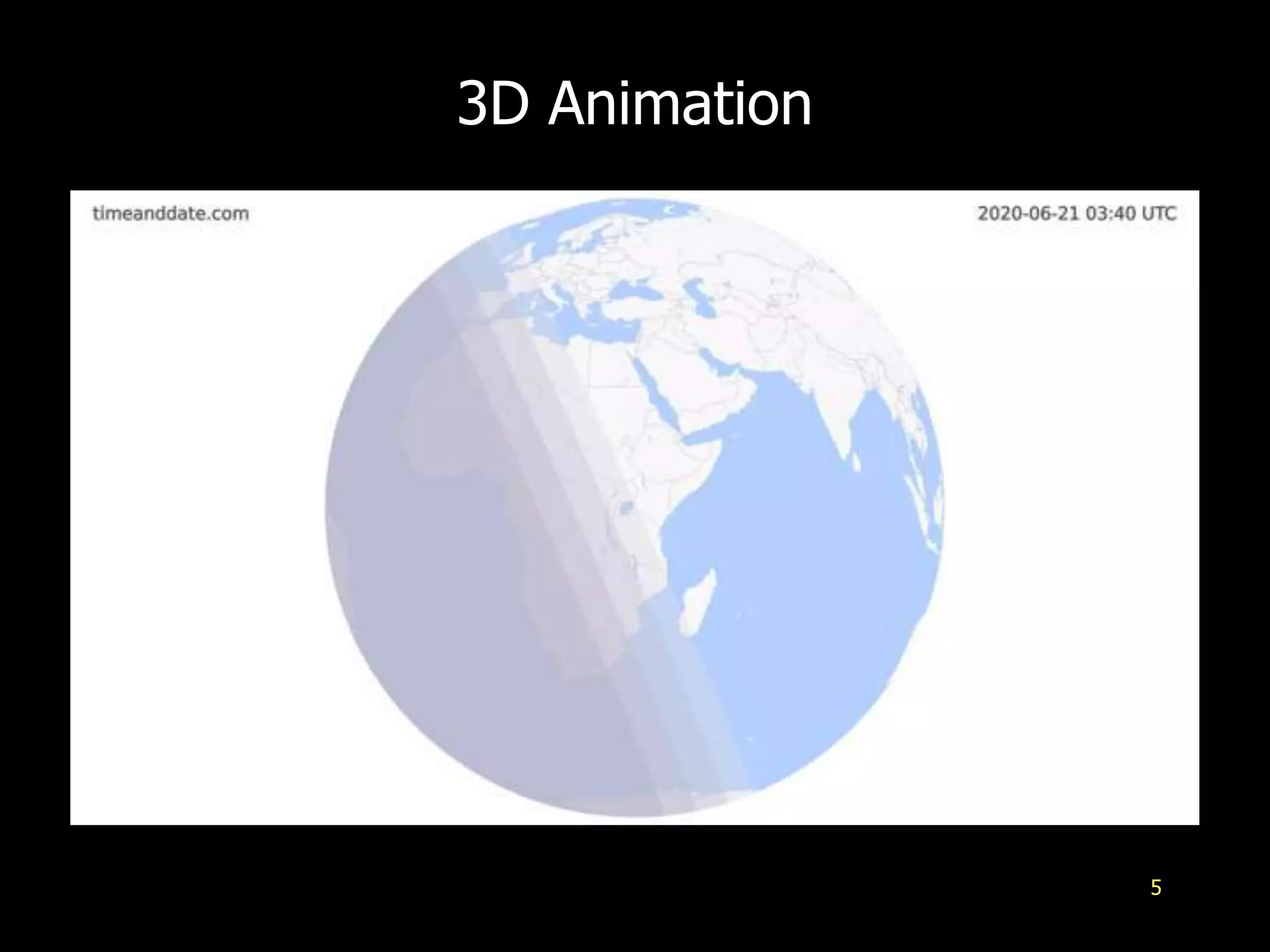 3D Animation
5
 