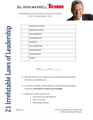 21 laws worksheet laws_1-2-3-blank | PDF