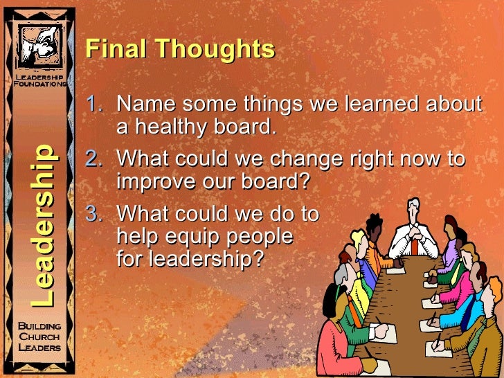 21 Leadership Foundations