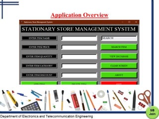 Stationary Store Management System | PPTX