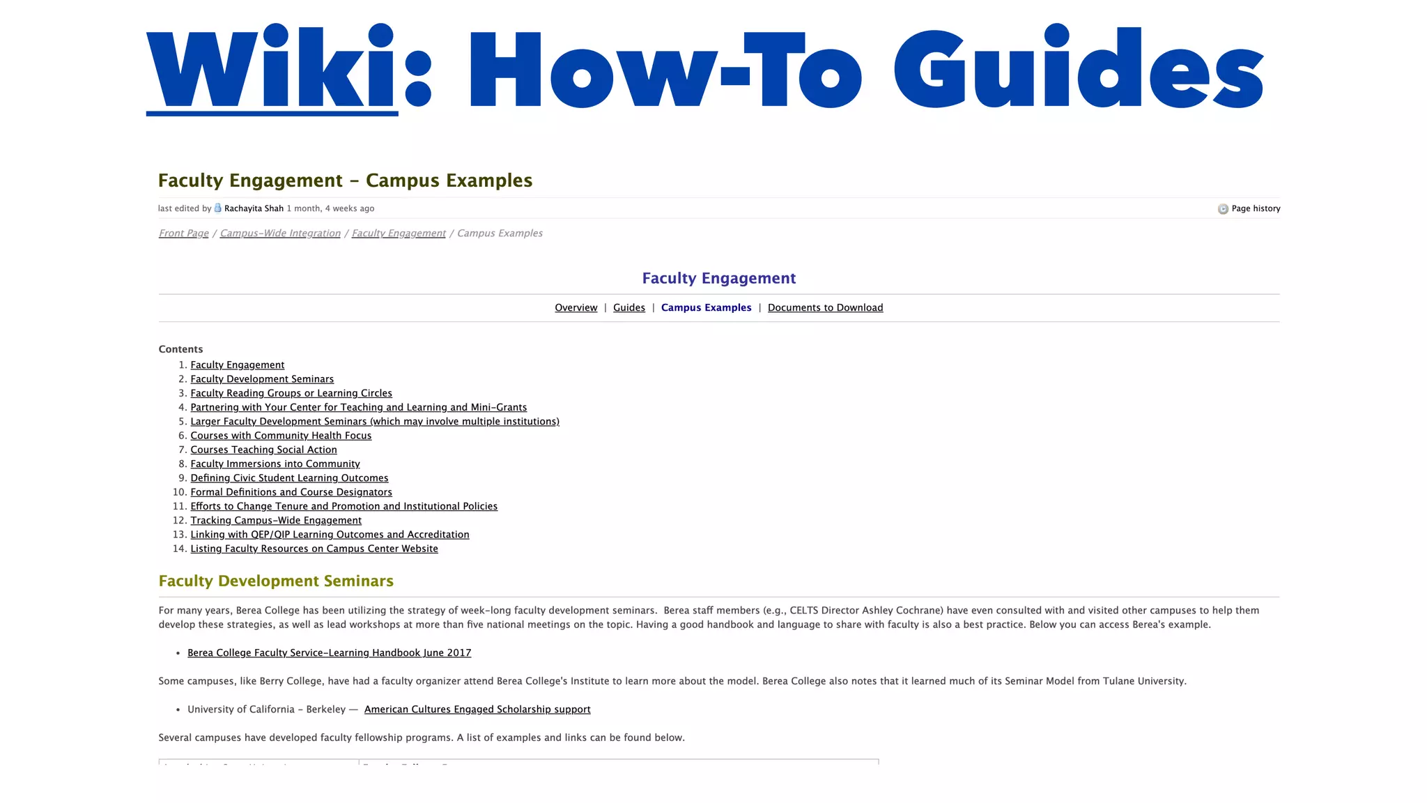 Wiki: How-To Guides
 