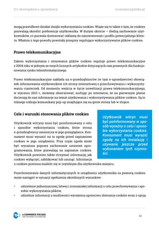 21+ obowiązków e-sprzedawcy ecommercepolska.pl 
45 
Polityka Bezpieczeństwa – co to takiego? 
Jest to dokument, który zawi...
