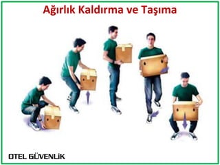 Ağırlık Kaldırma ve Taşıma
 