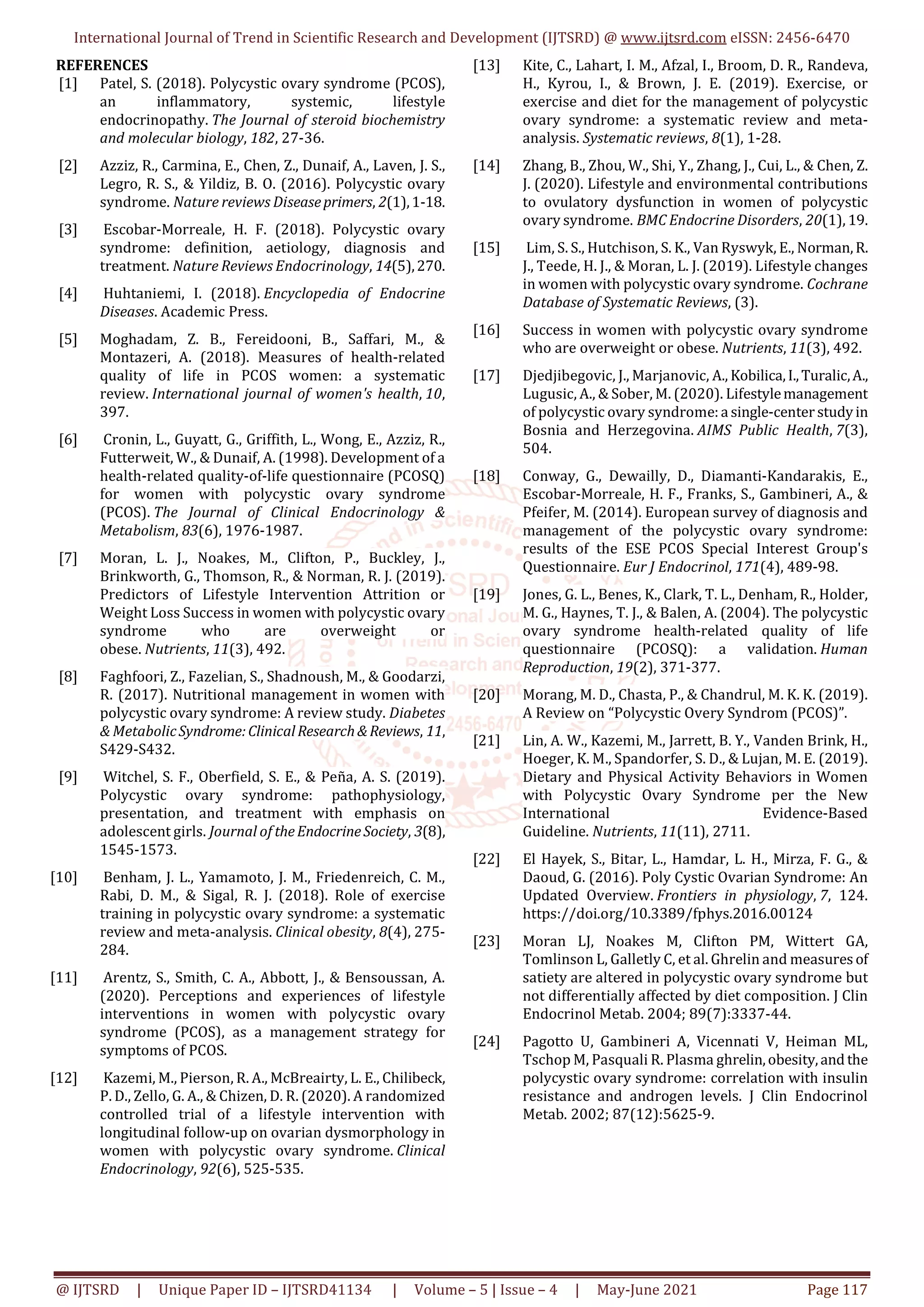 Polycystic Ovary Syndrome A Review | PDF