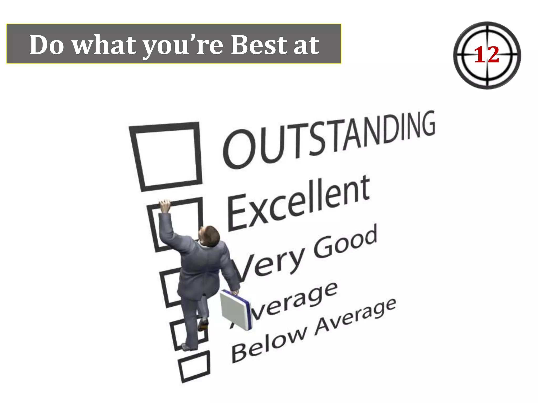 Do what you’re Best at 12
 