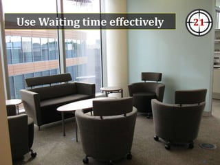 Use Waiting time effectively 21
 