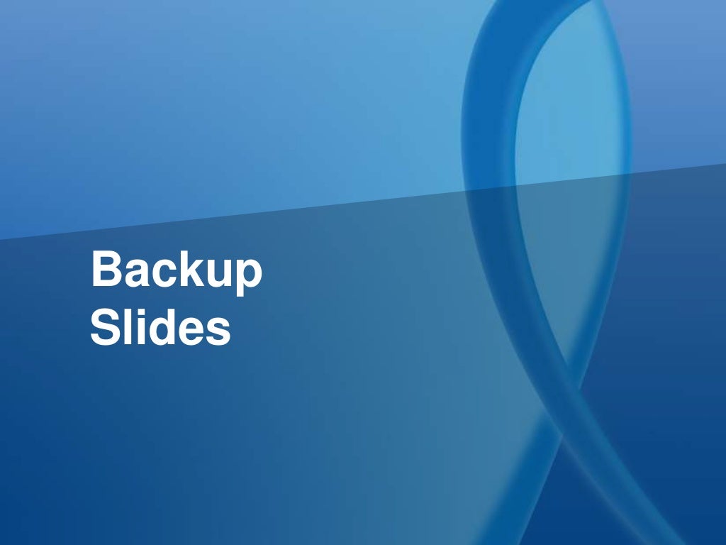 Backup Slides
