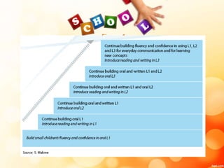 Figure 1
Phases of a Three Language Education Program
 