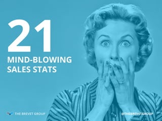 MIND-BLOWING
SALES STATS
@THEBREVETGROUP
21
 