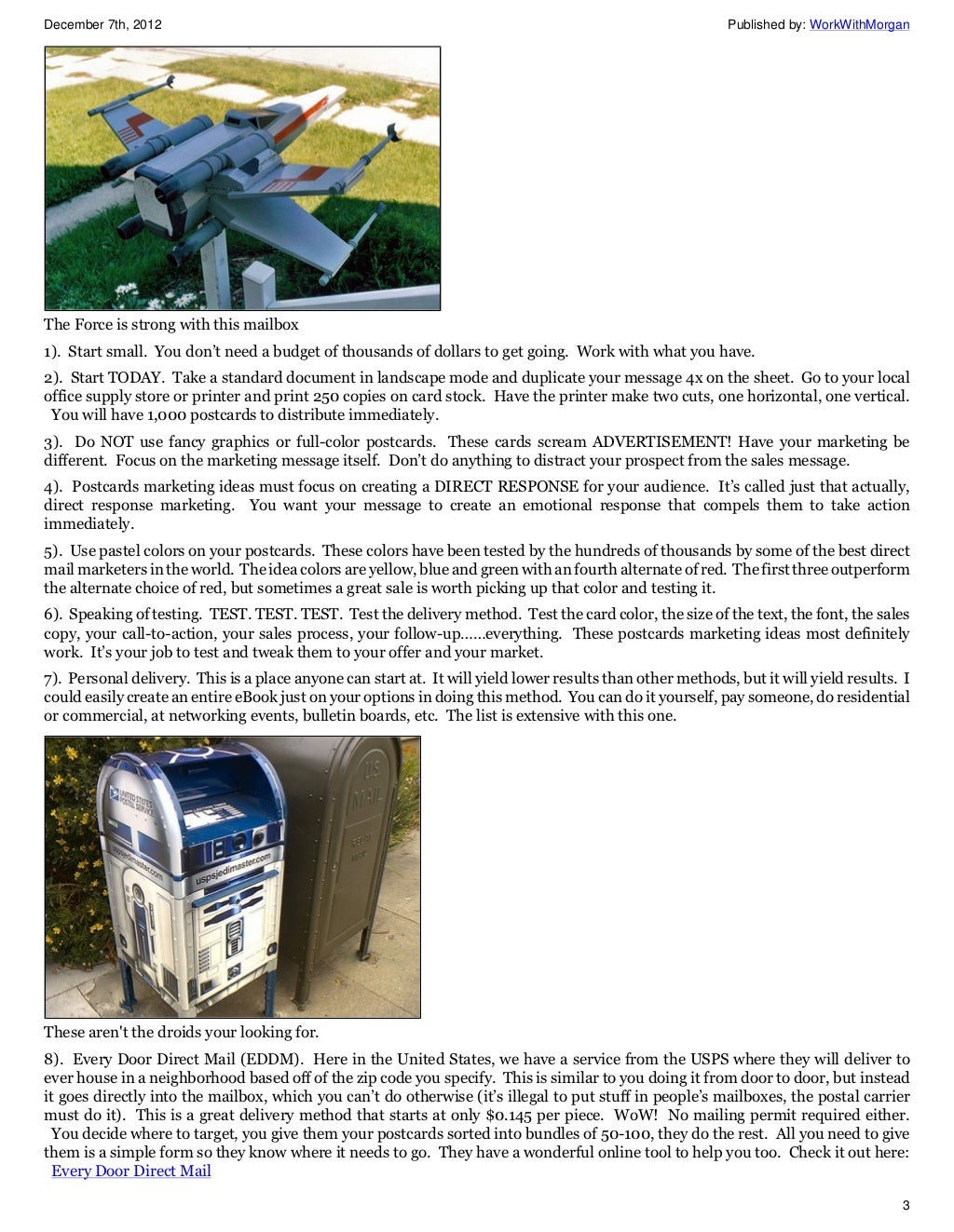 21 scalable postcard marketing ideas for your business