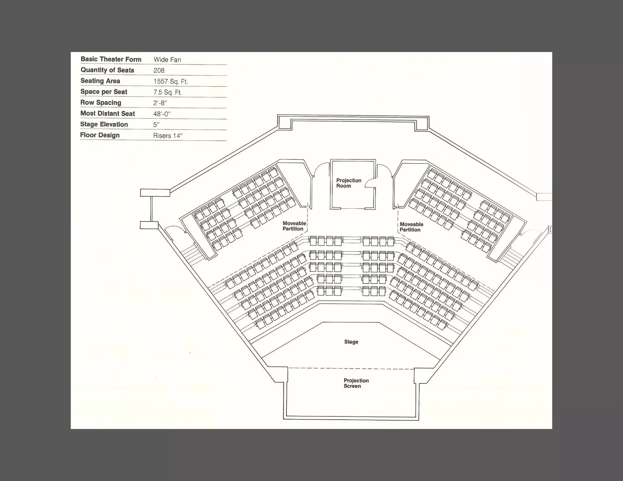21 Fixed Seating Layout Examples | PDF