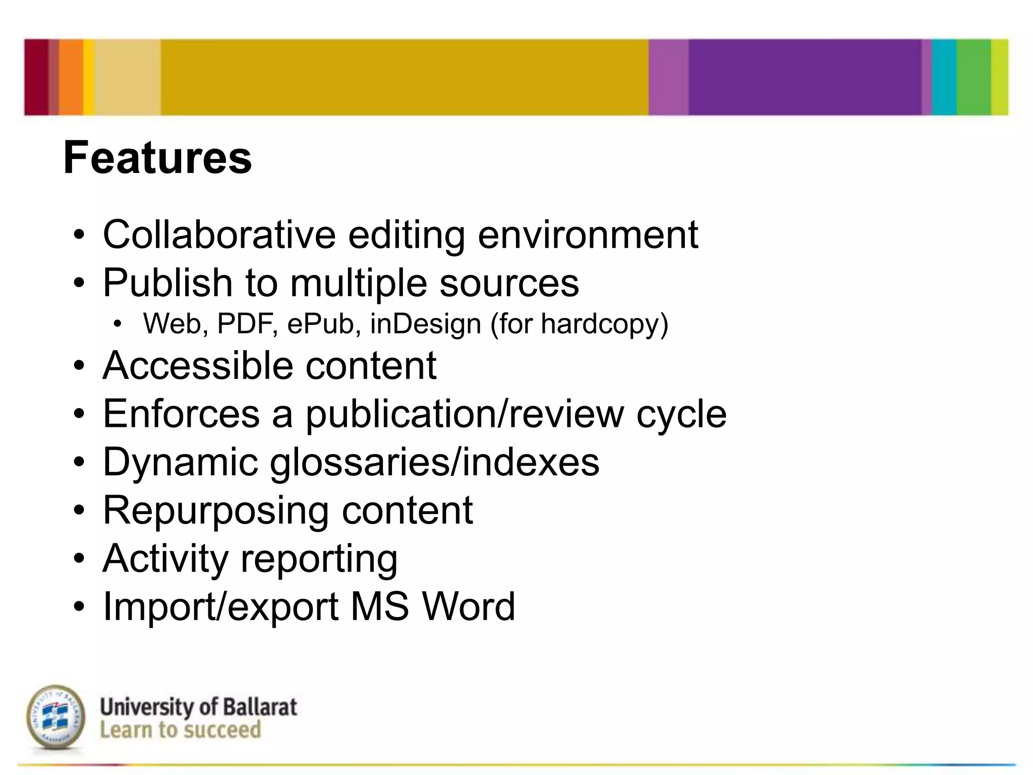 eResearchUsing next generation ICT to innovateIntroducing stakeholders to new communication and engagement approaches. Supporting collaborative monitoring of impactsExtending knowledge of new web 2.0 technologies. Fostering the update of new technologies