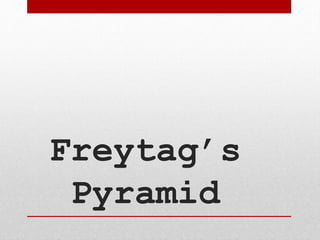 Freytag’s
Pyramid
 