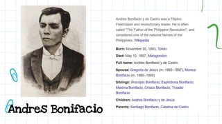Andres Bonifacio
 