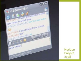 Horizon 
Project 
2008 
 
