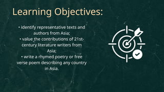 representative texts and authors of the world | PPTX