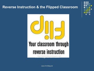 Reverse Instruction & the Flipped Classroom click image to run video 