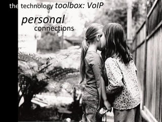 the  technology  toolbox: VoIP personal connections 