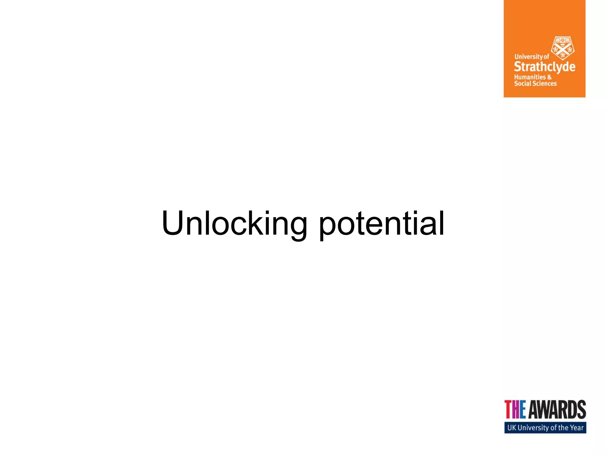 Unlocking potential

 