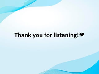 Thank you for listening!❤️
 