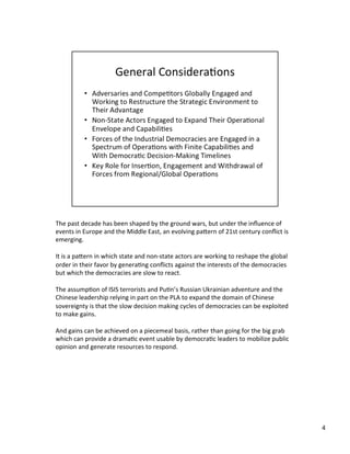 Preparing, Engaging and Prevailing in 21st Century Conflict | PDF