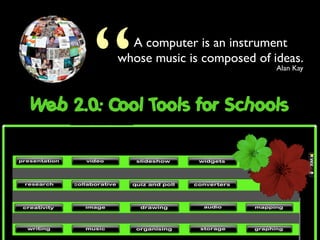 “ A computer is an instrument
whose music is composed of ideas.
                            Alan Kay
 