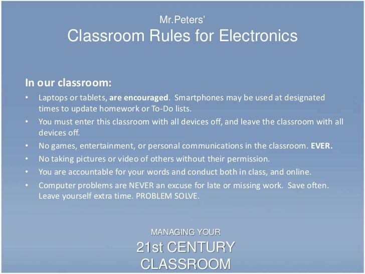 managing the classroom ppt video