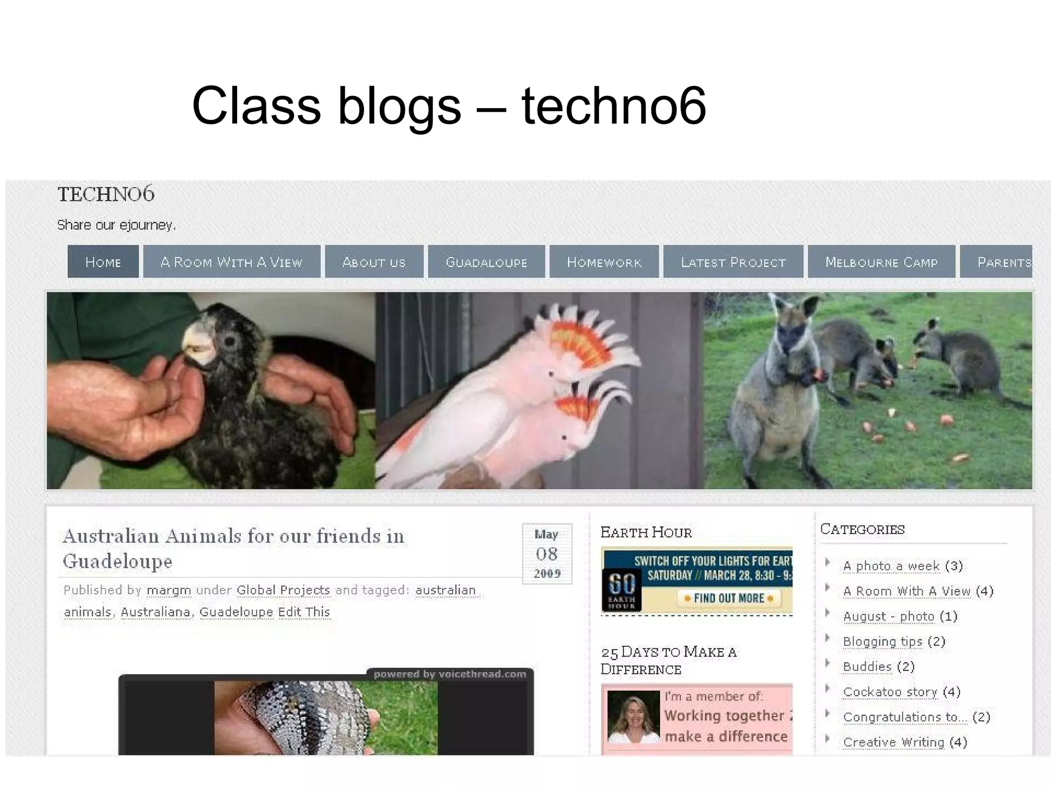 Class blogs – techno6
 