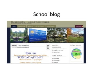School blog
 