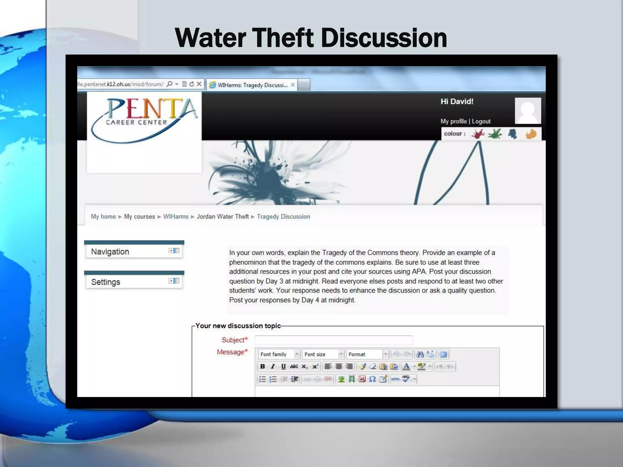 Water Theft Discussion
 